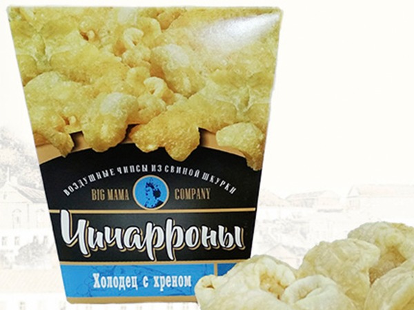 Чичарроны со вкусом холодца и хрена в Тольятти