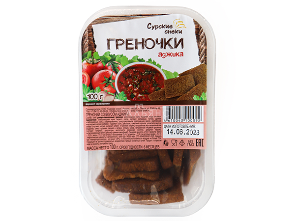 Сурские гренки с Аджикой (100 гр) в Тольятти