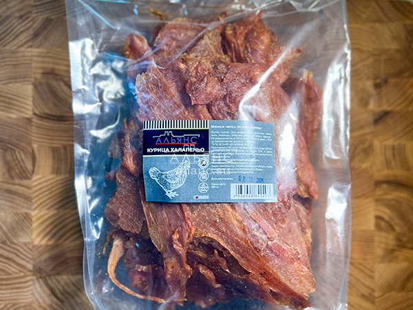 Мясо (АЛЬЯНС) вяленое курица 500гр "С халапеньо" в Тольятти