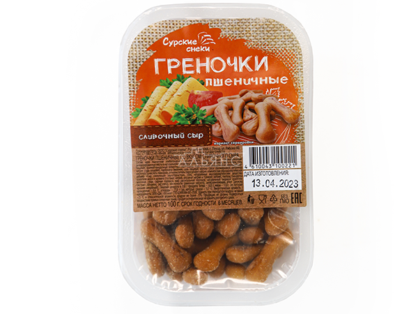 Сурские (ПШЕНИЧНЫЕ) Сливочный сыр (100 гр) в Тольятти