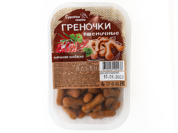 Сурские (ПШЕНИЧНЫЕ) Копченая колбаска (100 гр) в Тольятти