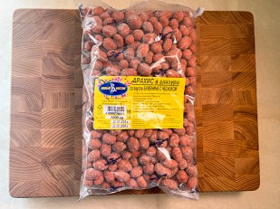 Кета стейк: Арахис в глазури со вкусом буженина с чесноком