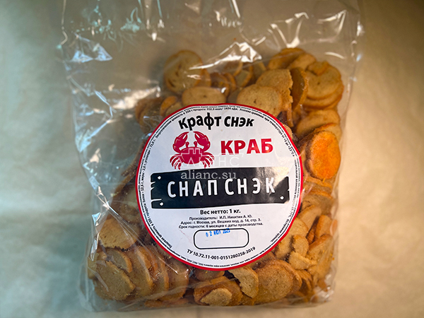 Снапсы ПШЕНИЧНЫЕ "Краб" в Тольятти