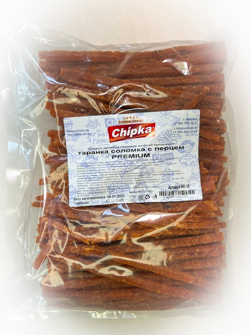 Таранка с перцем (соломка) (Chipka ПРЕМИУМ) в Тольятти