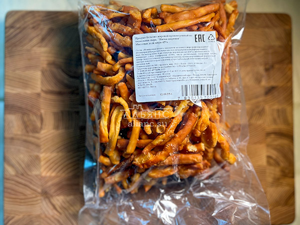 Нитка ЖАРЕНАЯ  Oktobersnack1 кг (сырный продукт) в Тольятти