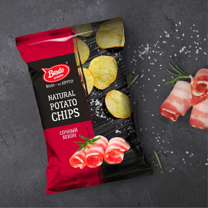 Картофель «Бруто» со вкусом бекона 130 гр. в Тольятти