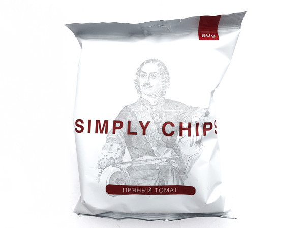 Картофельные чипсы "Simple chips" Пряный томат 80 гр. в Тольятти